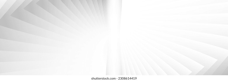 abstract silver color geometric shape with copy space modern white and light grey square overlapped pattern on background with shadow simple and minimal banner design