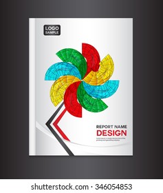 Abstract silver Cover design template, cover design, printing design, vector illustration, white background, report cover,report template