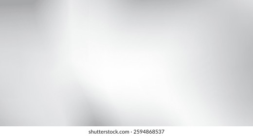 Abstract silver foil background with metal mirror texture. Chrome gradient surface modern abstract