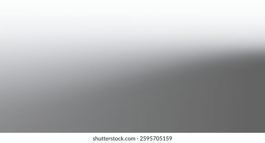 Abstract silver foil background with metal mirror texture. Chrome gradient surface with light gloss modern simple art