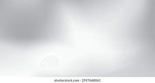 Abstract silver foil background with metal mirror texture. Chrome gradient surface illustration abstract art