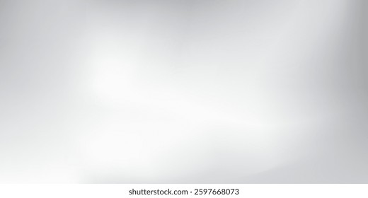 Abstract silver foil background with metal mirror texture. Chrome gradient surface illustration abstract