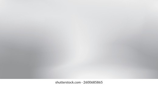 Abstract silver foil background with metal mirror texture. Chrome gradient surface abstract modern design art