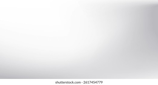 Abstract silver foil background with metal mirror texture. Chrome gradient surface background simple art
