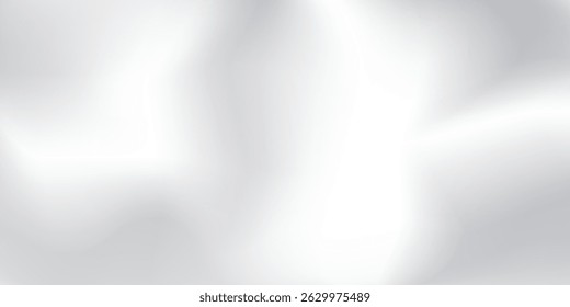 Abstract silver foil background with metal mirror texture. Chrome gradient illustration abstract