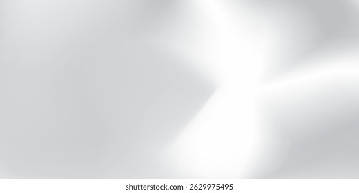Abstract silver foil background with metal mirror texture. Chrome gradient illustration
