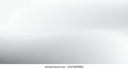 Abstract Silver foil background with metal mirror texture. Chrome gradient surface with light gloss background abstract