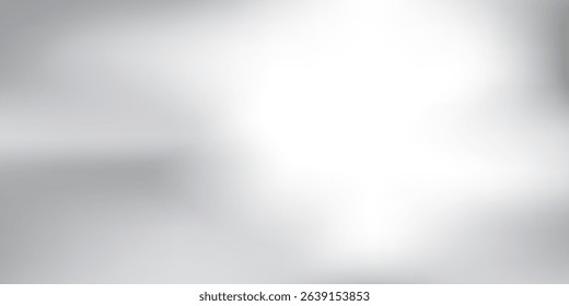 Abstract silver foil background with metal mirror texture. Chrome gradient simple art