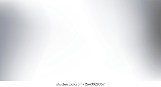 Abstract silver foil background with metal mirror texture. Chrome gradient surface with light like could vector abstract simple illustration