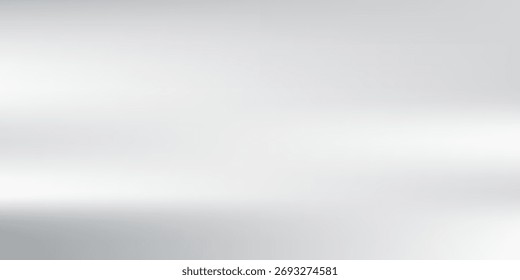 Fundo de folha de prata abstrato com textura de espelho de metal. Superfície gradiente de cromo com brilho de luz arte abstrata moderna simples