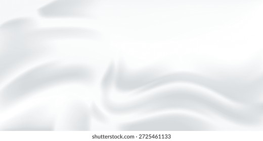 Abstrakter Hintergrund aus silberner Folie mit Metallspiegel-Textur. Chrome Farbverlauf-Oberfläche mit Licht Glanz moderne einfache abstrakte Kunst