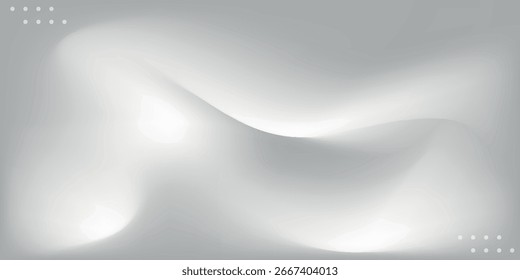 Fundo de folha de prata abstrato com uma textura de espelho metálico. Um conceito de fundo simples e moderno com gradientes. Vol. 4