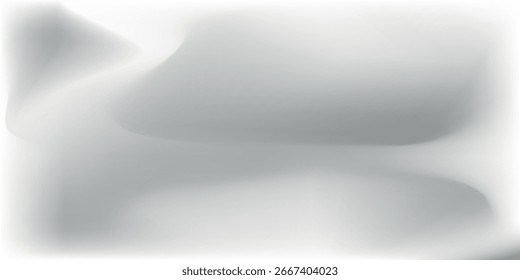 Abstract silver foil background with a metallic mirror texture. A simple and modern background concept with gradients.