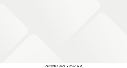 Fundo geométrico branco de folha de prata abstrato.
