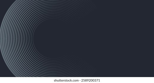 Abstract silver geometric lines on black background. Shiny lines pattern. Modern elegant graphic design. Suit for banner  cover  poster  brochure  booklet  flyer  card  website