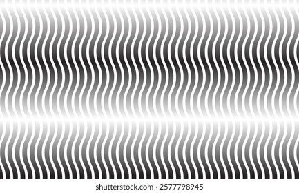 abstract silver gradient smooth wave line pattern suitable for background.
