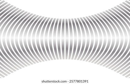 abstract silver gradient squeeze line pattern vector suitable for background.