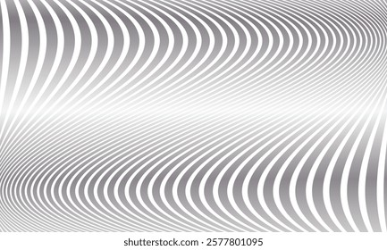 abstract silver gradient wave line pattern vector suitable for background.