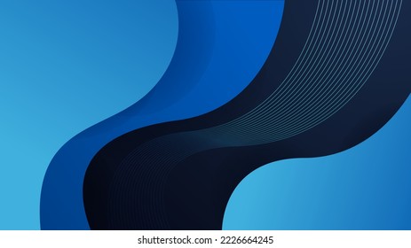 Abstract silver line blue and black light arrow direction on black design modern luxury futuristic background vector illustration.