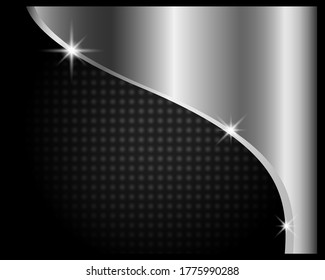 Abstract silver metal background vector illustration