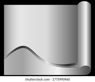 Abstract silver metal background vector illustration
