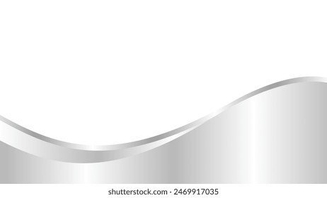 Abstract silver metallic background, vector simple background for templates, banners, cards, web, pages, and others