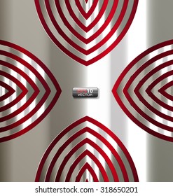 Abstract silver technology background for creative design
