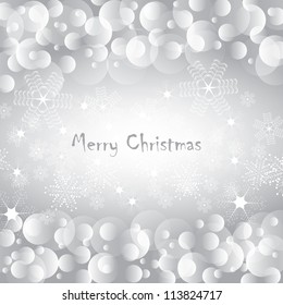 Abstract silver white winter background