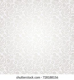 Abstract silver-white pattern. Seamless. Best for cover design