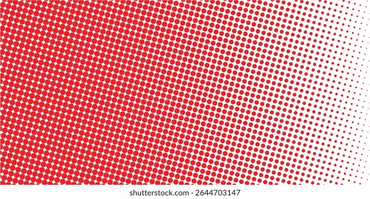 abstract simple big to small red dot pattern can be used background vector modern
