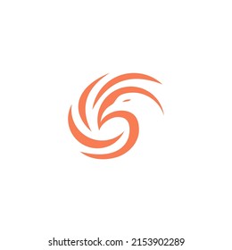 Abstract Simple Bird with minimalist style logo for your business