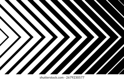 abstrato simples preto padrão de seta grande a pequena para o fundo do cartaz do banner.