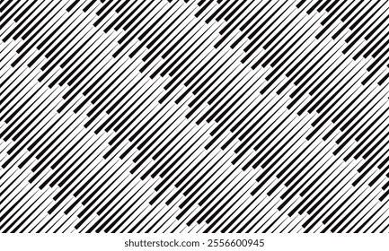 abstract simple black diagonal speed line pattern can be used background.