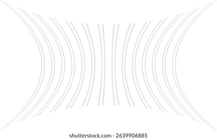 abstract simple black double line inflate pattern art can be used background.
