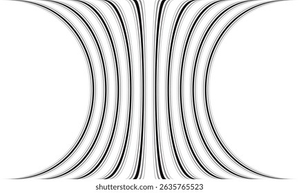 El arte abstracto simple del patrón de la línea del bulbo gris negro se puede utilizar fondo.