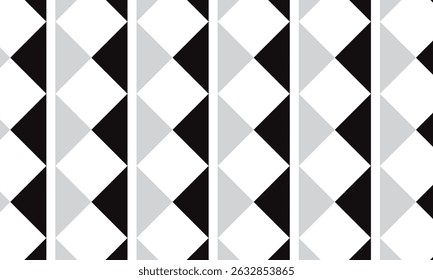 abstract simple black grey triangle pattern vector can be used background.