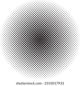 abstract simple black halftone dot design can be used background.
