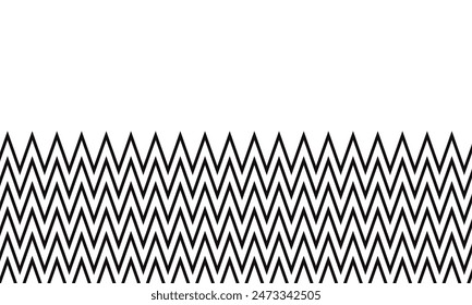 Abstrakte einfache schwarze Horizontale Halbwellenlinienmuster können als Hintergrund verwendet werden.