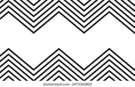 abstract simple black horizontal wave line design can be used background.