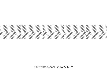 abstract simple black outline repeat arrow design.