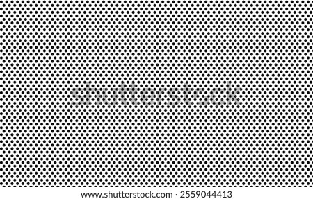 abstract simple black polka dot pattern design can be used background.