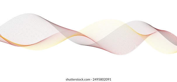 abstract simple black red yellow blend line wavy pattern can be used background.