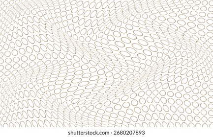 abstract simple black small brown circle dot wave pattern can be used background.