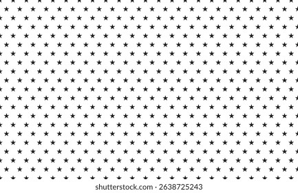 abstract simple black star pattern can be used background.