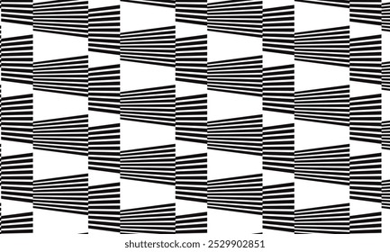 El patrón de línea rota de raya negra simple abstracto se puede usar como fondo.