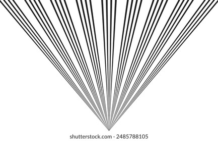 abstract simple black wave line design can be used background.