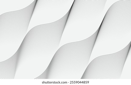 abstract simple black white blend line on white grey can be used background.