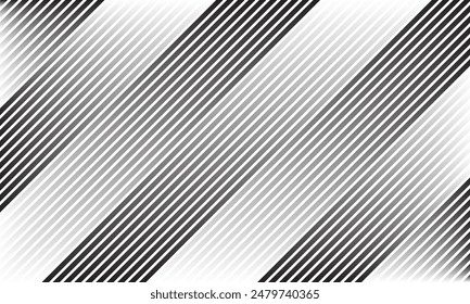 abstract simple black white gradient diagonal irregular line pattern can be used background.