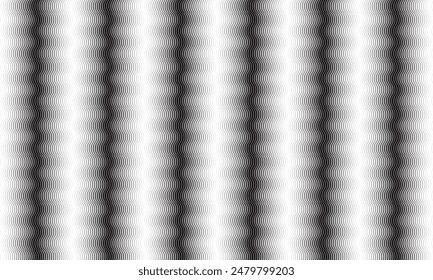 abstract simple black white gradient vertical wavy line pattern.