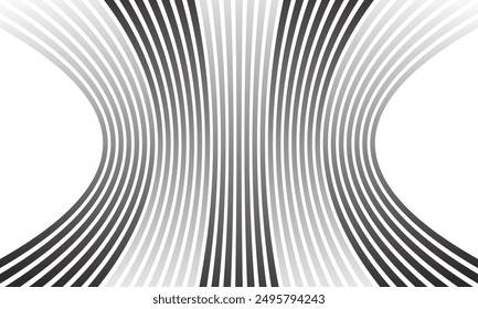 abstract simple black white gradient vertical squeeze line pattern can be used background.